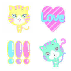 Cotton Candy Cat emoji