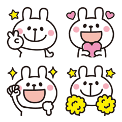Adult cute rabbits Emoji 8