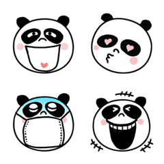 Daily greeting's expressions of Panda