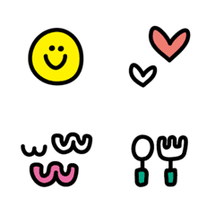 Slightly cute emoji basic set