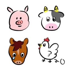 The animals on the farm – LINE Emoji | LINE STORE