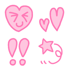 Emoji pink pink