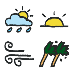 Hand drawn style Weather