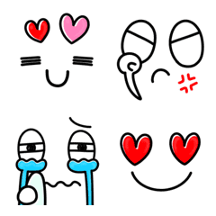 Funny and cute emoji. -simple-