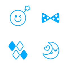 Minimum cyan Emoji