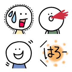 Emoji of a round person(2)