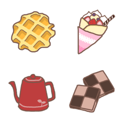 Emoji with a soft atmosphere_Sweets_01