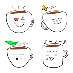 Smile coffee break  Emoji