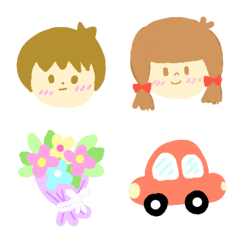 Cutie emoji : funny pastel