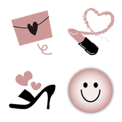 Chic emoji that can be used every day.