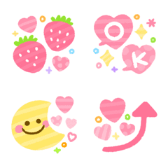 kawaii emoji set