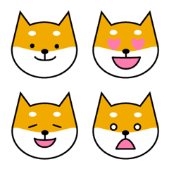 Emotional Face Emoji : Shiba Inu