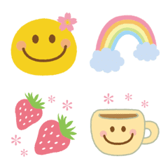 Spring cute smiley Emoji