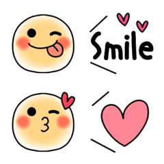 Cute Smile Pastel Simple Emoji