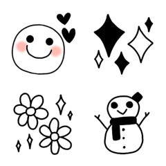 Cute Smile One Collar Simple Emoji