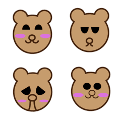 Emoji of cute Bear