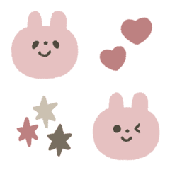 Pink lovely bunnies