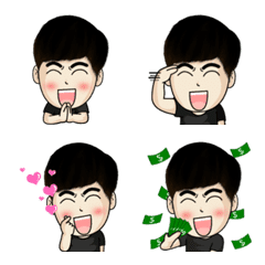 handsome korean emoji