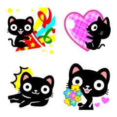 黒猫の絵文字2