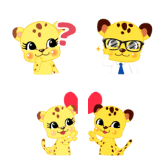 "DOUBUTSU URANAI" Emoji Cheetah Ver.