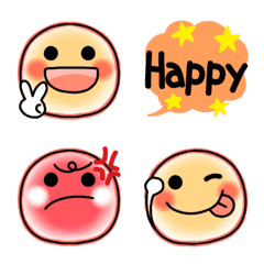 Cute A stylish Smile So Cool Emoji