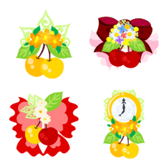 Cute Cherry Emoji