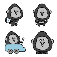 Surreal mini gorilla emoji 2