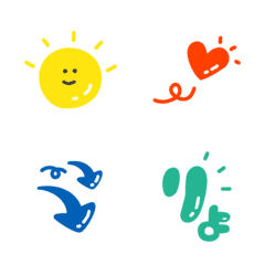 Shiny emoji Basic set