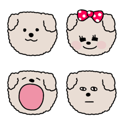 Big Face Dog Emoji 