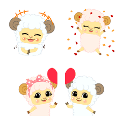 "DOUBUTSU URANAI" Emoji Sheep Ver.