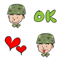 happy soldier talk
