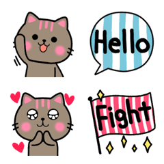 Cute Cat Stylish Nekunya Emoji