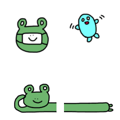 KAWAII frog's Emoji