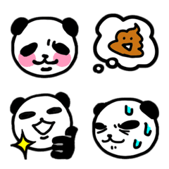 PANDA emoji comical