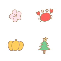 Seasonal emojis