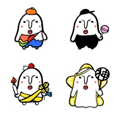 ShiroiYatsu. Emoji  stamp