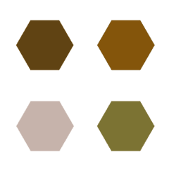 Hexagonal shape (40 colors)