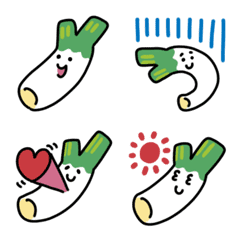 Crisp long onion Emoji