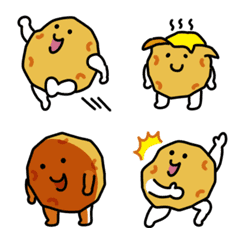 可愛的馬鈴薯表情符號