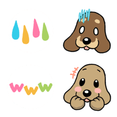Emoticons with colorful speech bubbles