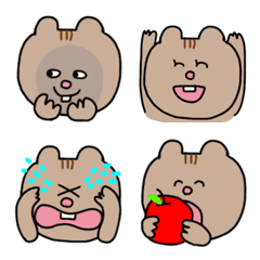Big Face Squirrel Emoji