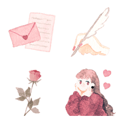 love letter & bouquet