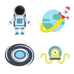 Outer Space and Eco Emojis