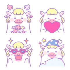 Dreamy and very cute horse emoji