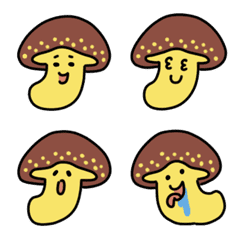 Crisp shiitake mushroom Emoji