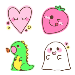 fruits emoji stamp