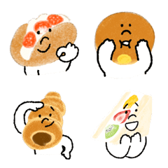 Emoji of bread friends vol.2