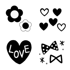 black color emoji