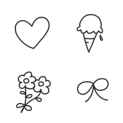 monochrome/simple Emoji