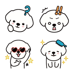Korokoro maltese dog emoji